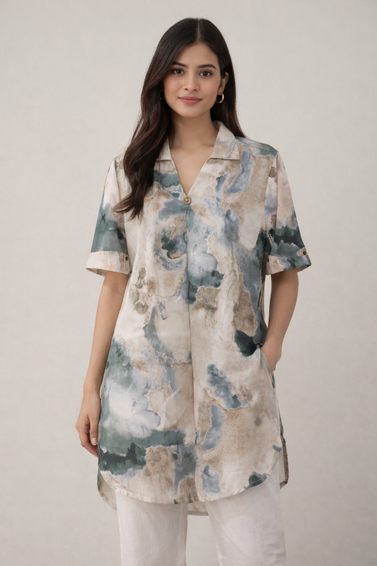 Marble Breeze Tunic